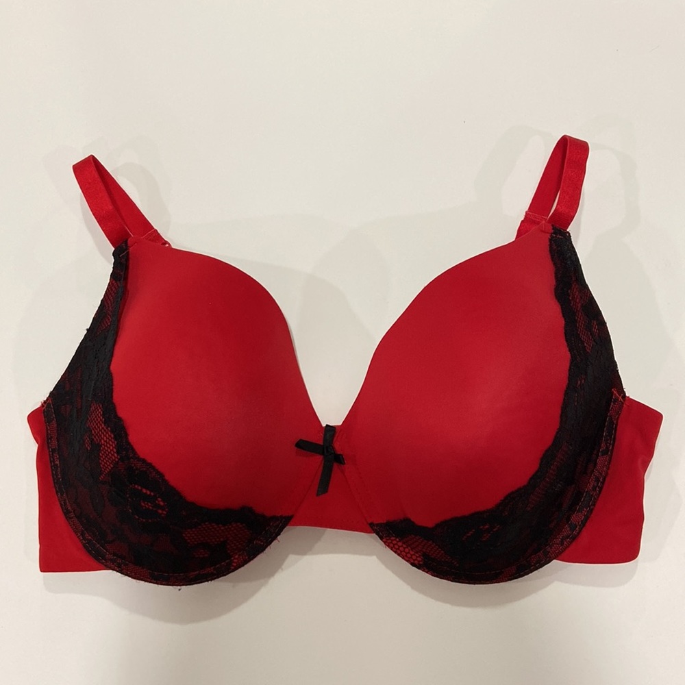Ashley Stewart Sexy Red Bra Women Size 44D